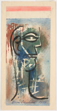 Boris Deutsch (1892-1978) "Head of a man", tempera, 1959 for sale  Shipping to South Africa