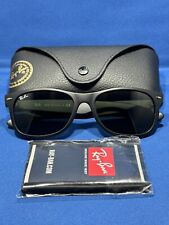 Ray Ban Matte Black New Wayfarer RB2132 622 55-18 VG for sale  Shipping to South Africa