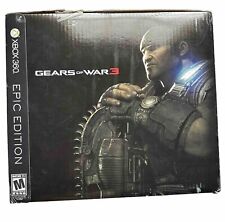 GEARS OF WAR 3 Epic Edition Statue Collector Set 4 Xbox 360 Game System Console, usado comprar usado  Enviando para Brazil