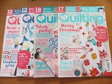 Patchwork quilting magazines for sale  ROMSEY
