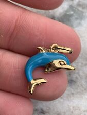 9ct gold dolphin pendant for sale  BRIGHTON