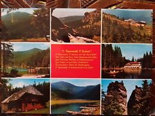 Postkarte 760 gelaufen, Bayerischer Wald, Ansichtskarte, Sammlung, AK usato  Spedire a Italy