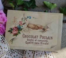 Ancienne carte chocolat d'occasion  Le Poinçonnet