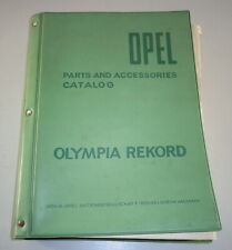 Spare Parts catalogue Opel record A + B built 1963-1966, revision 1965 for sale  Shipping to South Africa