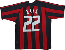 maglia calcio vintage AC Milan KAKA 2003 2004 Meriva Adidas Home shirt usato  Roma