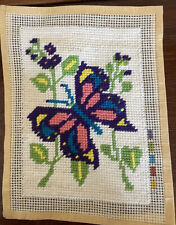 Yarn butterfly needlepoint for sale  Portland