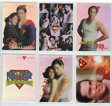 Tarjetas coleccionables, tatuajes e inserciones de Superman del programa de televisión Lois & Clark, SkyBox 1995., usado segunda mano  Embacar hacia Argentina