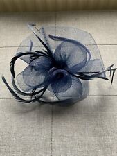 Navy fascinator for sale  Shipping to Ireland