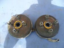 Pair of front hubs, brakes and backplates for sabo roberine 600-3D.....£50+VAT for sale  GODSTONE