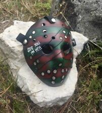 Used, Jason voorhees freddy Krueger custom hand painted mask ~High quality art for sale  Spring Hill