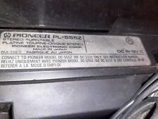 Pioneer pl555z stereo usato  Firenze