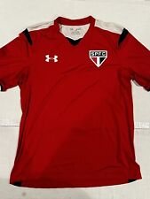 Camiseta de futebol masculina Under Armour Heat Gear SPFC Sao Paolo FC vermelha GG comprar usado  Enviando para Brazil