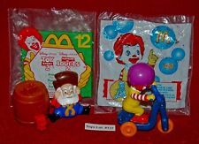 VINTAGE TOYS McDonald's TOY STORY Prospector Motorcycle Clown Set of 2 Lot#137 for sale  Shipping to South Africa