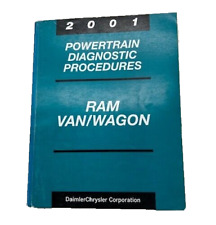 2001 Dodge Ram Van Wagon Powertrain Diagnostic Procedures Repair Manual SKUA12 segunda mano  Embacar hacia Argentina