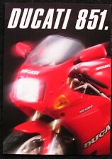 Ducati 851 prospekt gebraucht kaufen  Vechta