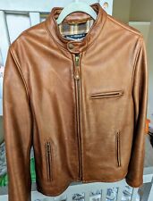 Schott Cafe Racer 530 Leather Jacket Size Large for sale  Shipping to South Africa