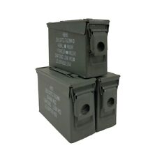 Used, 3 Cans! Three 30 Cal Grade 1 Empty Ammunition Case. M19A1 Ammo Cans for sale  Shipping to South Africa