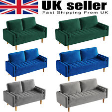 Seater velvet sofa for sale  CANNOCK