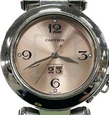 Reloj automático para mujer/hombre Cartier Pasha 2475 Big Date rosa A137 segunda mano  Embacar hacia Mexico