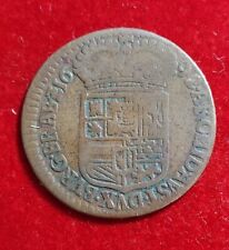 Moneda 1 Liard Holanda Española 1692 - Acuñada en Amberes segunda mano  Embacar hacia Mexico