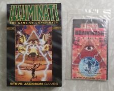  Illuminati Game & Brainwash Expansion Complete! Steve Jackson Games for sale  Harmony