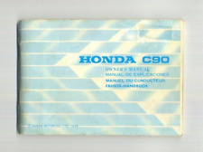 Honda 90 Cub C90 Z2 K3 (77-79) edición de fábrica manual del propietario conductor manual EZ08 segunda mano  Embacar hacia Argentina