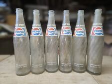 6 garrafas de vidro vintage Pepsi Cola redemoinho de uma pinta 16 oz refrigerante torção colecionável comprar usado  Enviando para Brazil