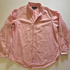 Ralph Lauren Button Up Pink Dress Shirt Size XL Custom Fit Long Sleeve Cotton for sale  Shipping to South Africa