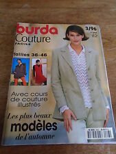 Magazine burda couture d'occasion  France