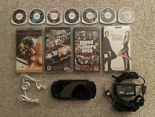 Used, Sony PSP Bundle (+ Mint GTA CIB!) Console 3 Games 8 Movies  Charger  Headphones for sale  Shipping to South Africa