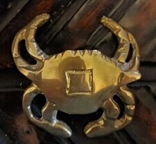 Vintage brass crab for sale  San Angelo