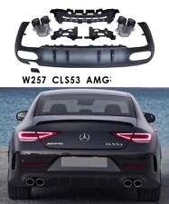 Usado, Difusor traseiro estilo CLS53 e pontas de escape para Mercedes CLS C257 AMG para-choque 2019+ comprar usado  Enviando para Brazil