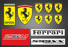 Ferrari sticker set for sale  SAFFRON WALDEN