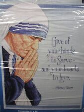 Madre Teresa - Kit de punto de cruz contado - Janlynn #023-0245 segunda mano  Embacar hacia Mexico