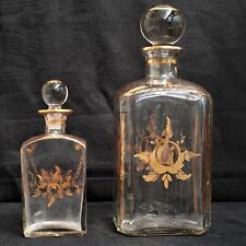 Antique glass decanters for sale  PORTSMOUTH