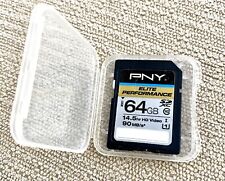 PNY 64GB Elite Performance SDXC Memory Card 14.5 HD Video Used But Cleaned for sale  Shipping to South Africa