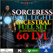 DIABLO 4 Ð2 BALL LIGHTNING SORCERESS Ð2 PEŁNY ZESTAW PRZODKÓW Ð2 PRZEDMIOTY Ð2 SZT PS D4 na sprzedaż  PL