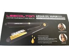 Usado, Modelador e alisador de cabelo LESCOLTON vapor de óleo de argônio 2 em 1. comprar usado  Enviando para Brazil