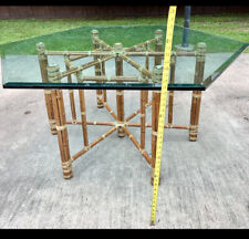 Clear glass table for sale  Humble