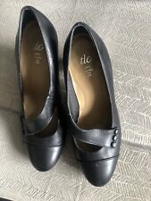 Black court shoes for sale  TORQUAY