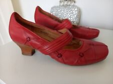 Red shoes leather for sale  HALESOWEN