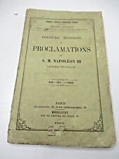 Napoleon iii discours d'occasion  Coulaines