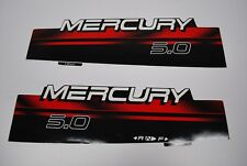 Mercury Outboard Hood Decals 5hp OEM 37-830153-7/10, used for sale  Shipping to South Africa