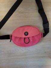 Bolsa de cinto Lululemon Take It On cintura L bolsa transversal ajustável rosa goiaba comprar usado  Enviando para Brazil