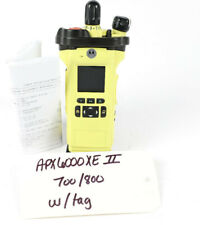 Motorola APX6000XE M2.5 700/800 Bluetooth 5 ALGOS w/Tags (Radio ONLY) *Yellow, used for sale  Humboldt
