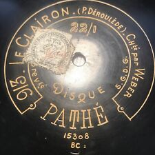 Weber - 12” Pathe 913 / 6712 - 78 rpm record - Cornette / Polka / Pistons for sale  Shipping to South Africa