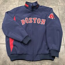 EUC Mens Boston Red Sox Majestic Therma Base Dugout Zip Jacket XL MLB Navy Blue, used for sale  Shipping to South Africa