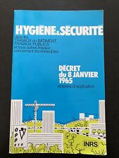 Livre hygiène sécurité d'occasion  La Queue-les-Yvelines