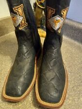 Used, Rios Of Mercedes Mens Sz8.5D Exotic Elephant Cowboy Boots In Excellent Condition for sale  Colleyville