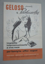 Brochure interfono parlascolta usato  Bussoleno